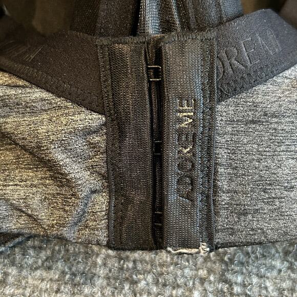 Adore Me Bra Gray Black Full Padded Underwire Back Closure NWT 42DDD - Picture 5 of 7